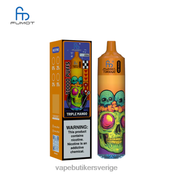 Vape Utan Nikotin - Fumot Tornado 30k musik trippel mango JR86L29