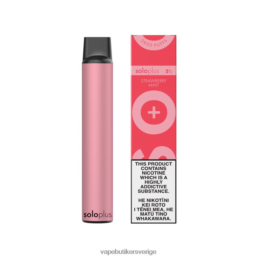 Vape Sverige - Solo Plus engångsvape jordgubbsmynta DB20T426