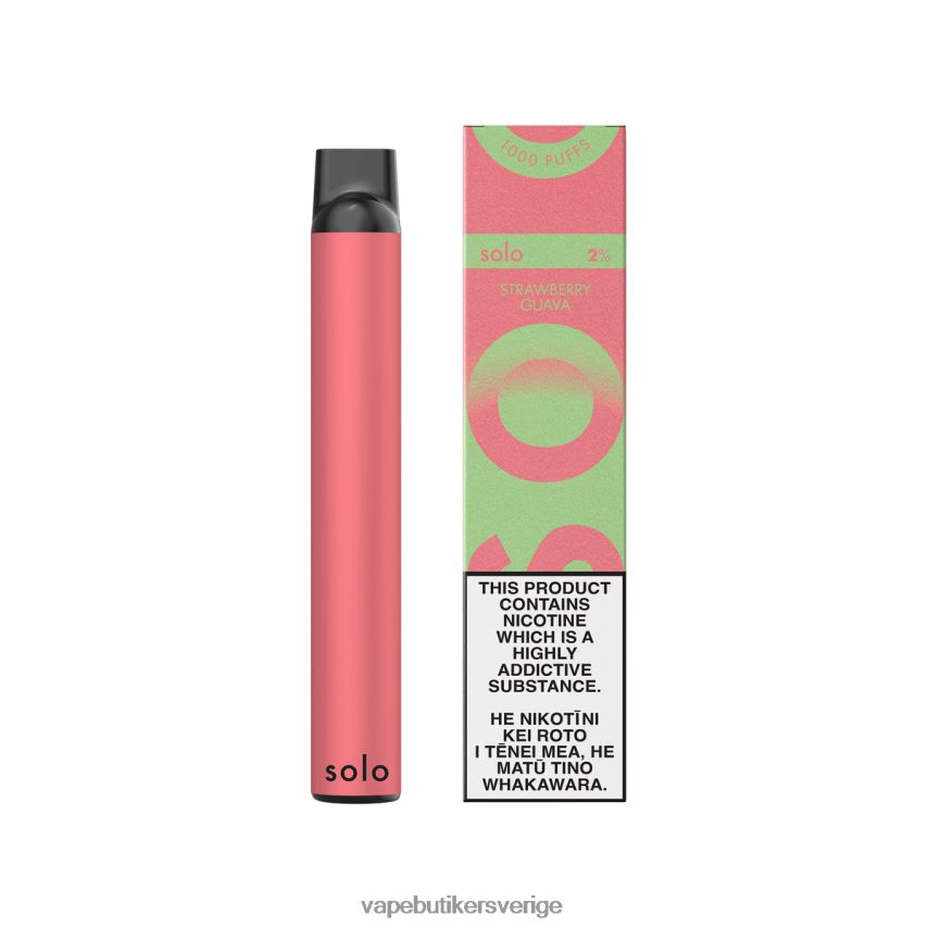 Vape Sverige - Solo engångs vape paradis samling jordgubbsguava DB20T421