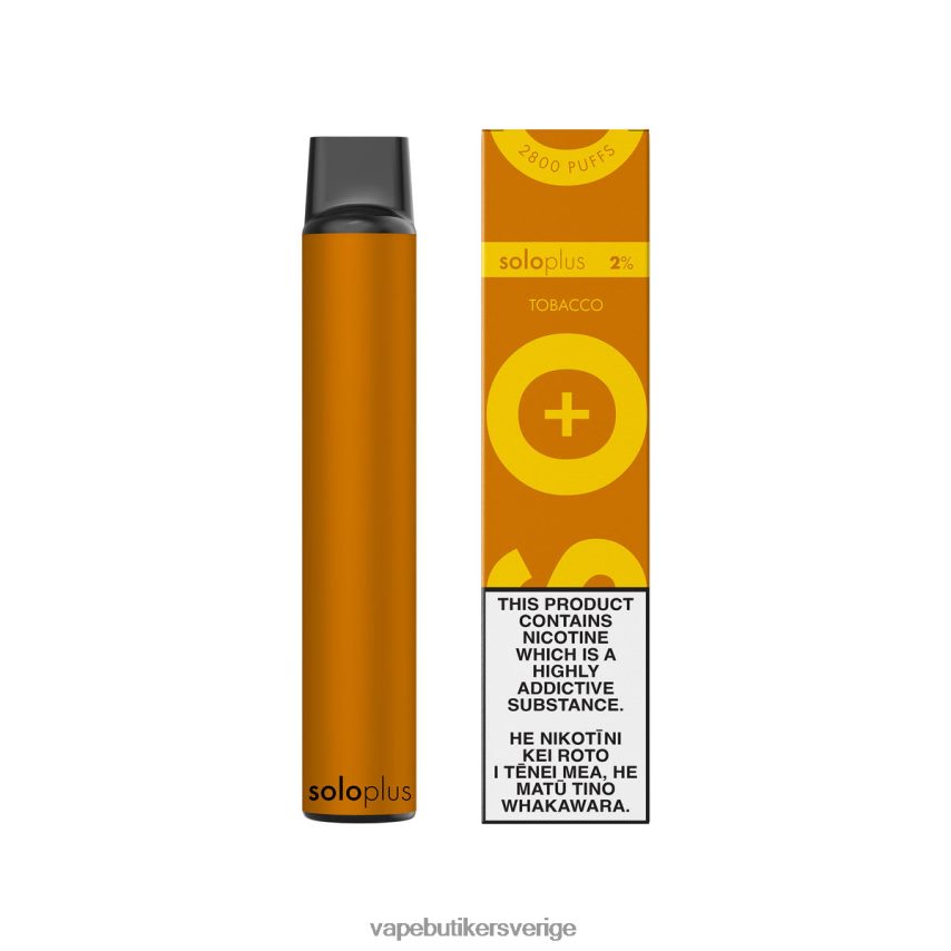 Vape Utan Nikotin - Solo Plus engångsvape tobak DB20T424
