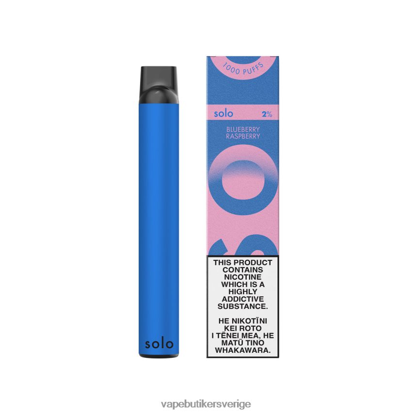 Vape Utan Nikotin - Solo engångs vape paradis samling blåbärshallon DB20T419