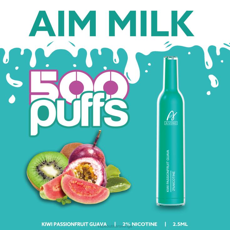 Vape Juice - Aivono AIM MILK 500 kiwi passionsfrukt guava B8B42272