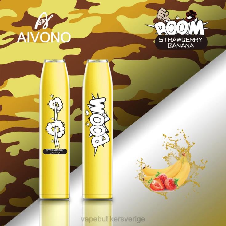 Vape Smaker - Aivono AIM BOOM 600 jordgubbsbanan B8B42363