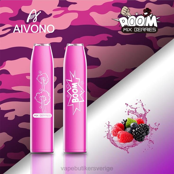 Vape Sverige - Aivono AIM BOOM 600 blandade bär B8B42361