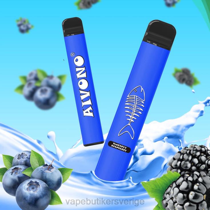 Vape Sverige - Aivono AIM FISHBONE 600 blåbärshallon B8B42281