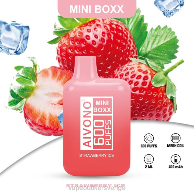 Vape Sverige - Aivono AIM MINI BOXX 600 jordgubbsis B8B42236