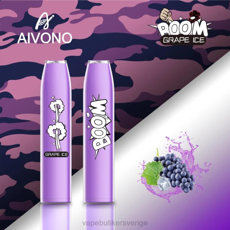 Vape Utan Nikotin - Aivono AIM BOOM 600 druvis B8B42359