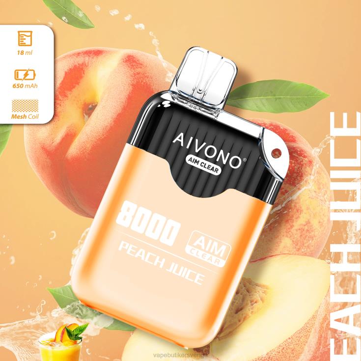 Vape Smaker - Aivono AIM CLEAR 8000 persikajuice B8B42203