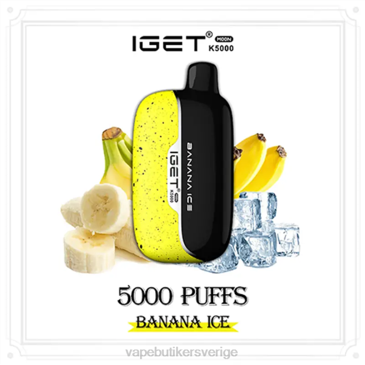 Vape Sverige - IGET Moon k5000 bananis TZ6611