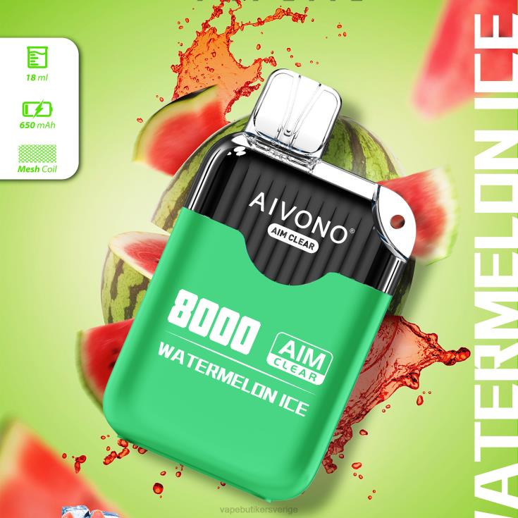 Vape Utan Nikotin - Aivono AIM CLEAR 8000 vattenmelon is B8B42204