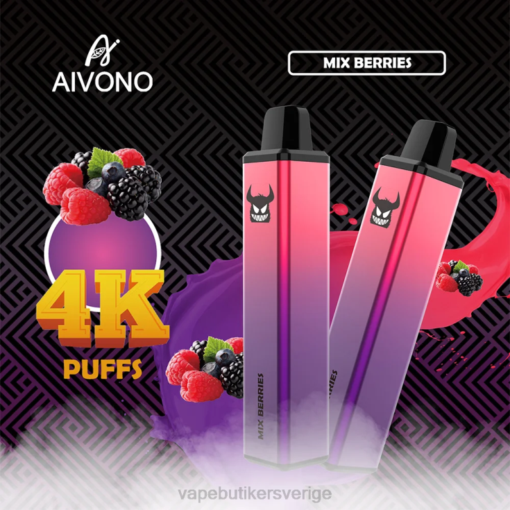 Vape Göteborg - Aivono AIM FREAK 4000 blandade bär B8B42260