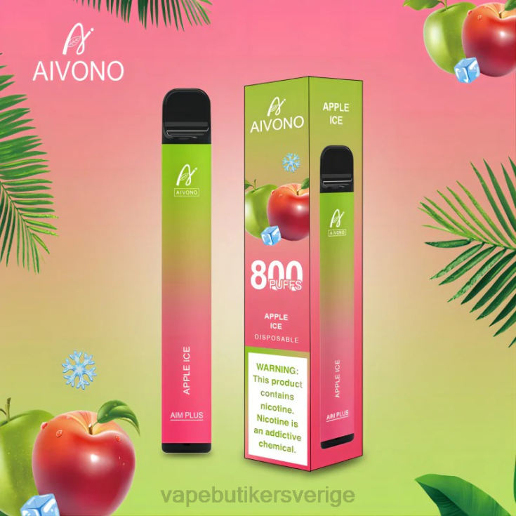 Vape Göteborg - Aivono AIM PLUS 800 äppelis B8B42170