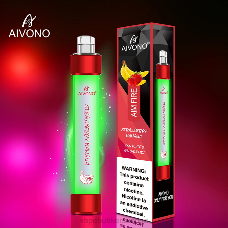 Vape Juice - Aivono AIM FIRE 1000 jordgubbsbanan B8B42332