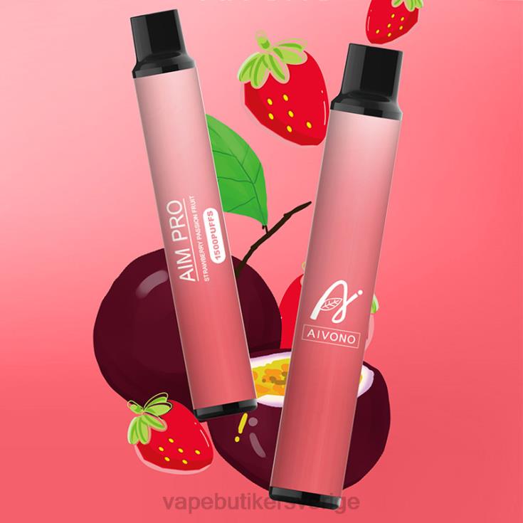 Vape Juice - Aivono AIM PRO 1500 jordgubbar passionsfrukt B8B42162