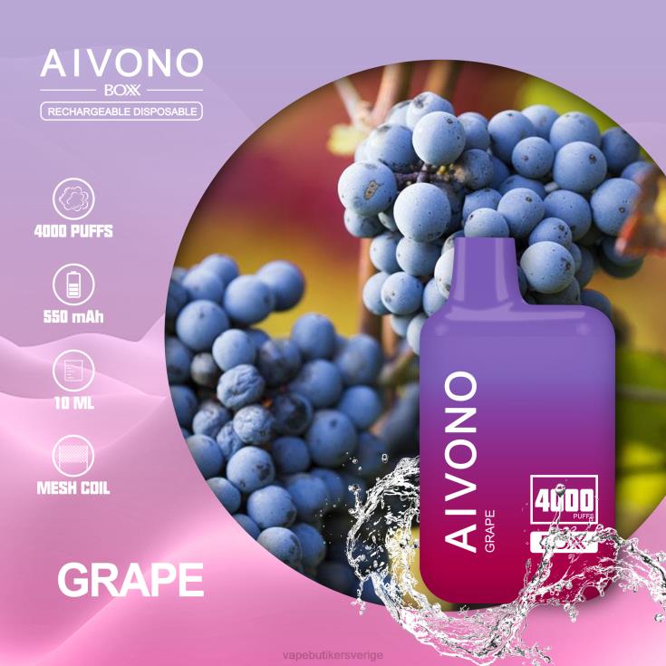 Vape Smaker - Aivono AIM BOXX 4000 druva B8B42213
