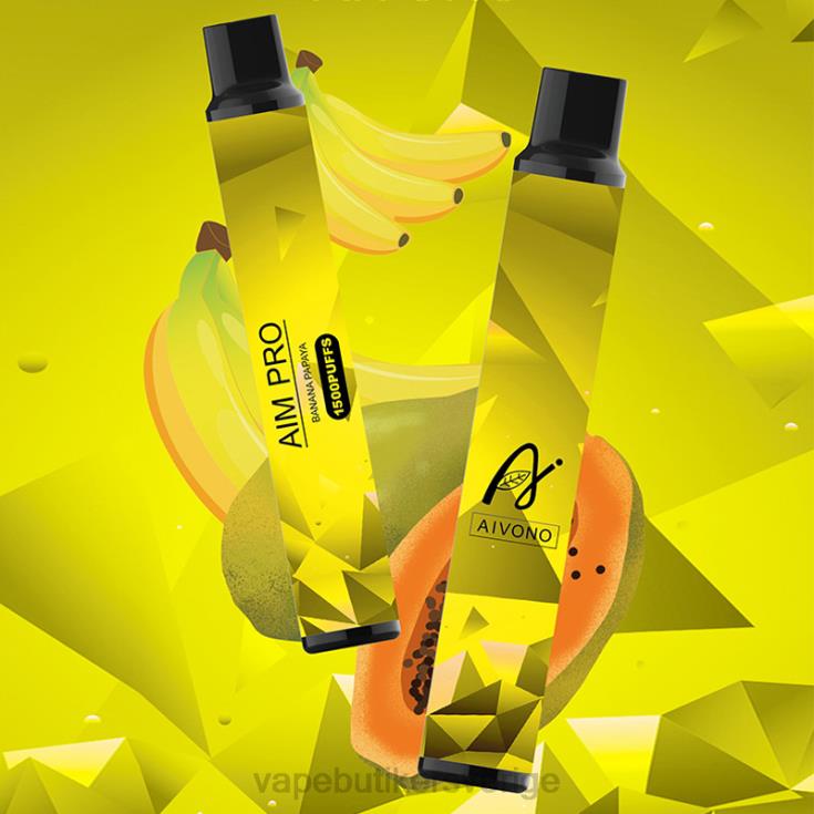 Vape Utan Nikotin - Aivono AIM PRO 1500 banan papaya B8B42169