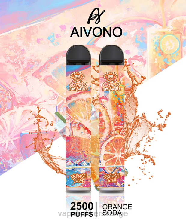 Vape Utan Nikotin - Aivono AIM SNAKE 2500 apelsinläsk B8B42314