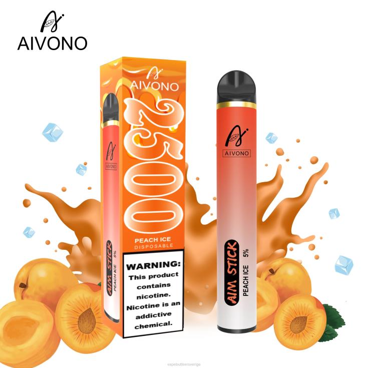 Vape Utan Nikotin - Aivono AIM STICK 2500 persika is B8B42144