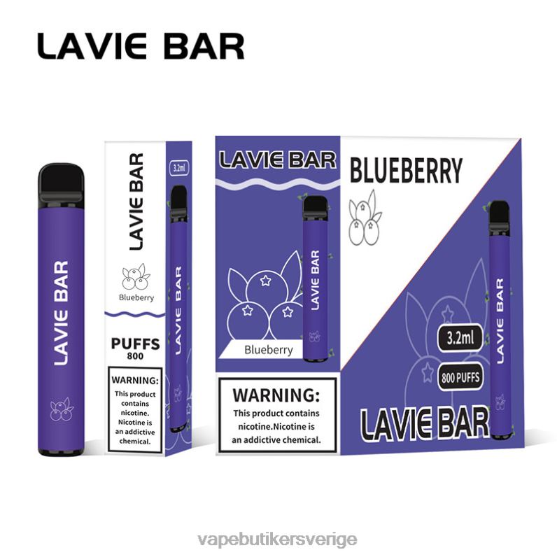 Vape Göteborg - LAVIE BAR 800 bloss blåbärsis 4RH24310