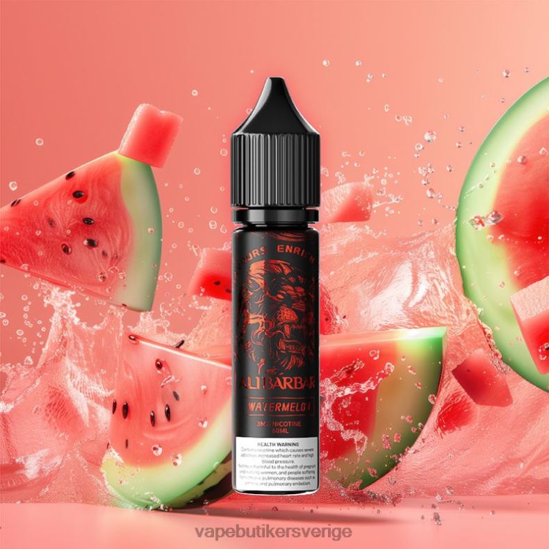 Vape Juice - Alibarbar vattenpipa onyx docka vattenmelon PJZ20110