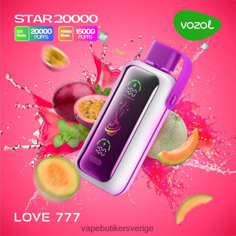 Vape Juice - VOZOL STAR 20 000 älskar 777 DT8TD412