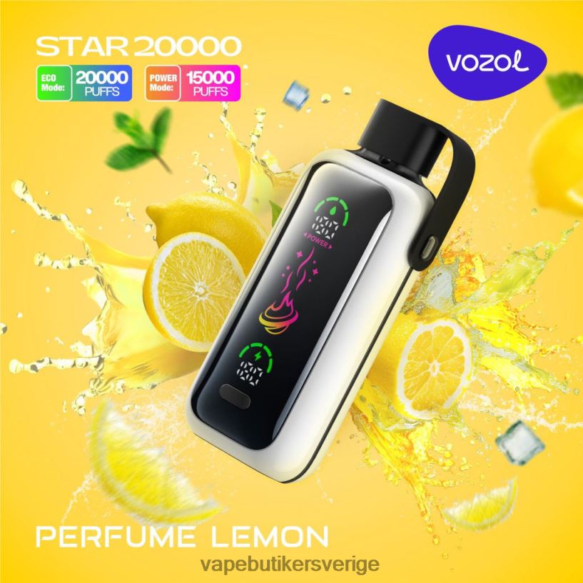 Vape Juice - VOZOL STAR 20 000 parfym citron DT8TD417