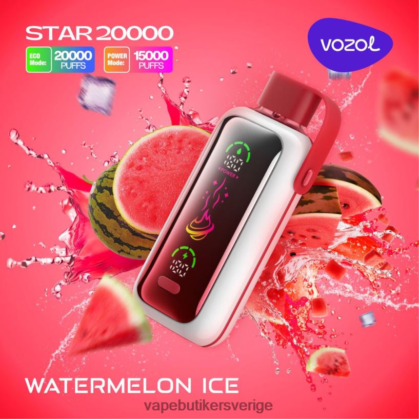 Vape Smaker - VOZOL STAR 20 000 vattenmelon is DT8TD43
