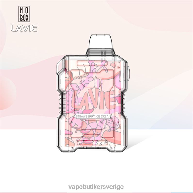 Vape Sverige - LAVIE NIO BOX 9000 bloss jordgubbsglass 4RH24196