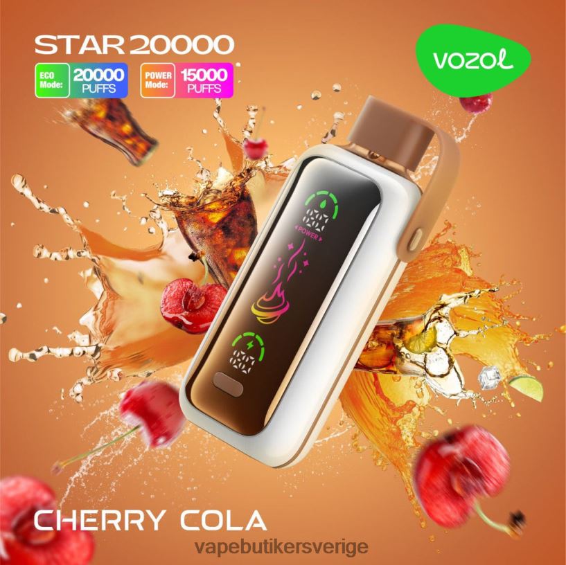 Vape Sverige - VOZOL STAR 20 000 körsbärscola DT8TD46