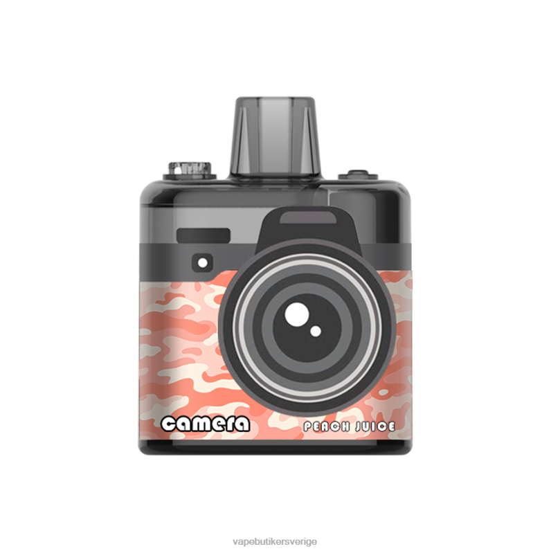 Vape Utan Nikotin - LAVIE Camera 8000 bloss persikajuice 4RH24174