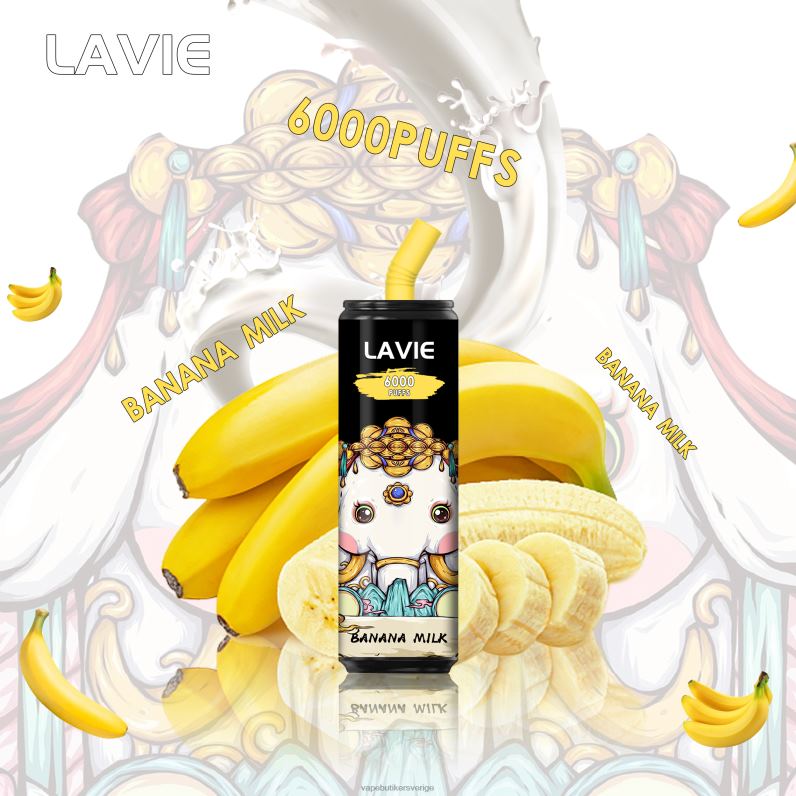 Vape Utan Nikotin - LAVIE Coke BAR 6000 bloss bananmjölk 4RH24274
