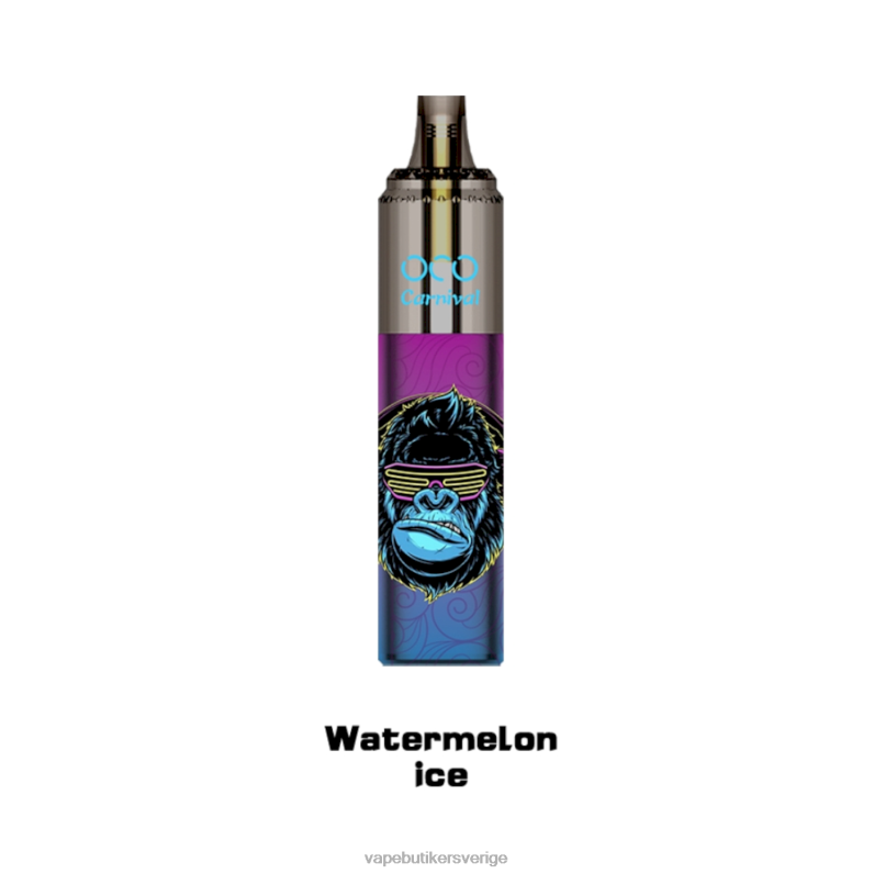 Vape Utan Nikotin - LAVIE OCO karneval 10000 puffar vattenmelon is 4RH24359