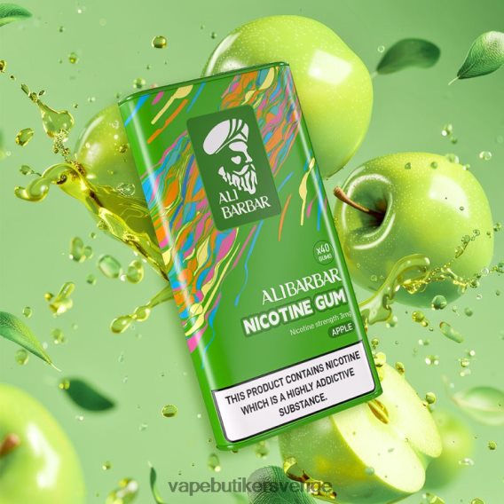 Vape Göteborg - Alibarbar nikotingummi äpple 6H426D80