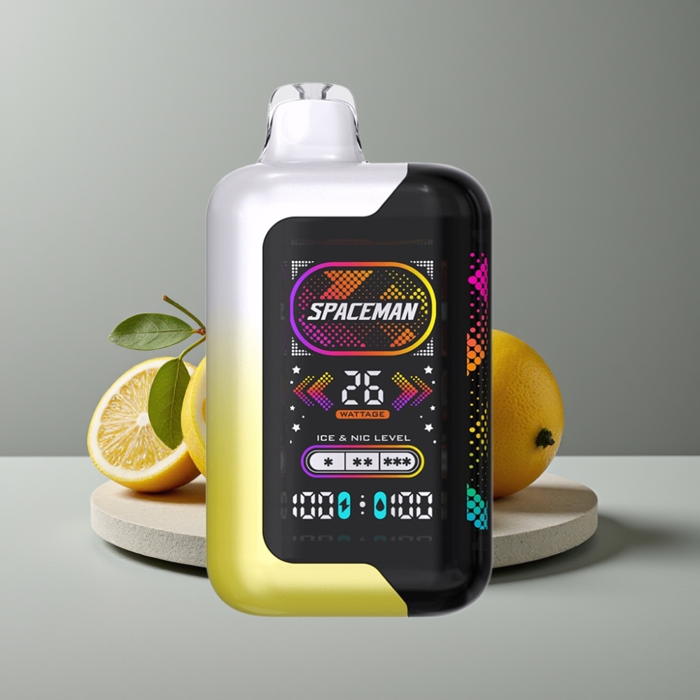 SMOK SPACEMAN SP40000 Engångs Vape Citronpop Zero Nikotin 20ml 1000mAh
