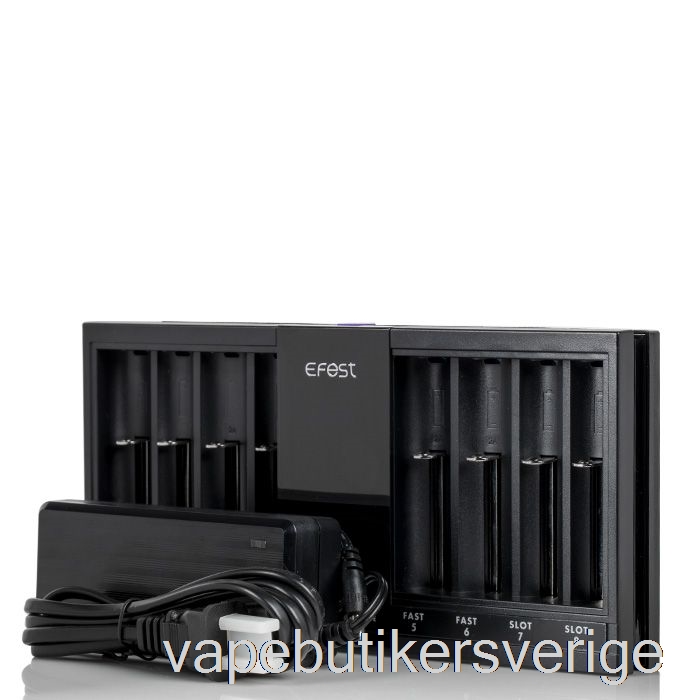 Vape Sverige Efest Luc V8 Dubbel Lcd-skärm Snabb Batteriladdare