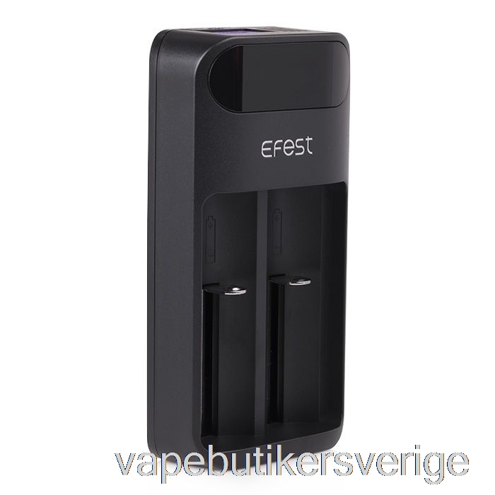 Vape Sverige Efest Lush Q2 2-bay Intelligent Led Batteriladdare