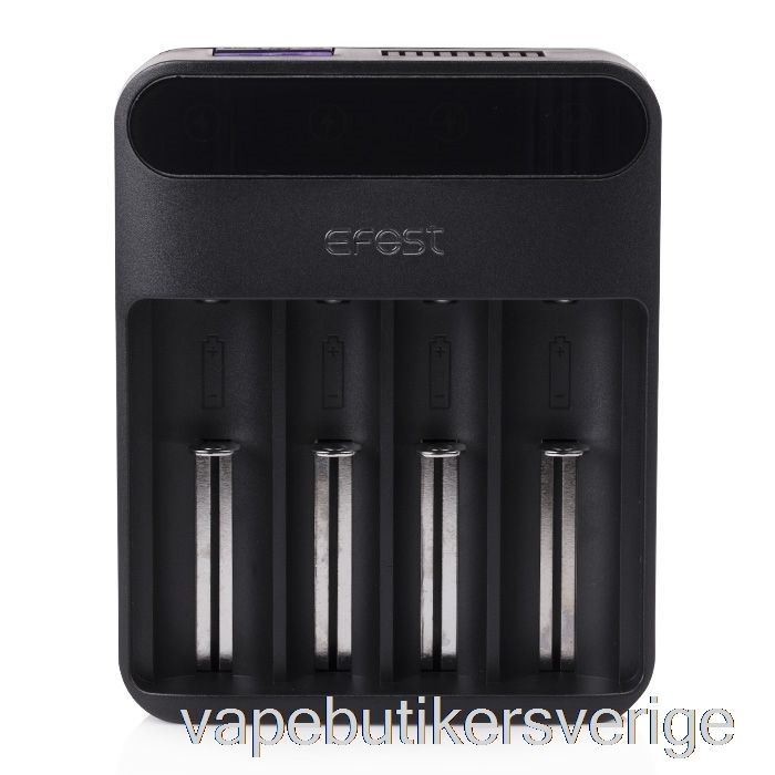 Vape Sverige Efest Lush Q4 4-fack Intelligent Led Batteriladdare