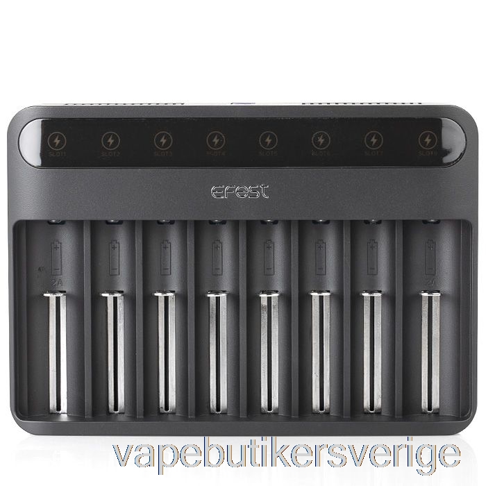 Vape Sverige Efest Lush Q8 8 Bay Intelligent Batteriladdare