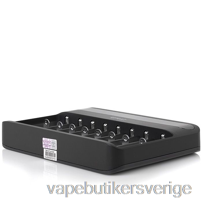 Vape Sverige Efest Lush Q8 8 Bay Intelligent Batteriladdare