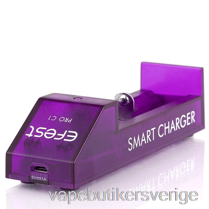 Vape Sverige Efest Pro C1 1-fack Smart Batteriladdare