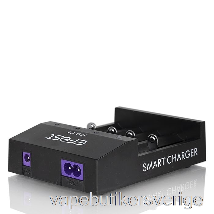 Vape Sverige Efest Pro C4 4-bay Smart Batteriladdare