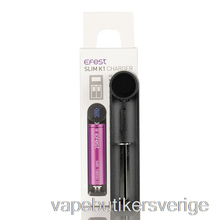 Vape Sverige Efest Slim K1 Single-slot Batteriladdare