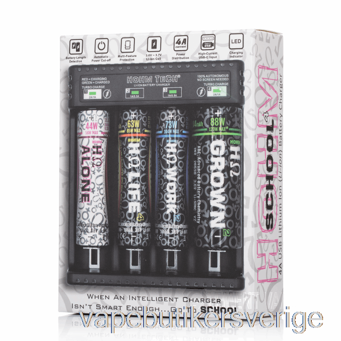 Vape Sverige Hohm Tech School 4 4a Usb-c Laddare