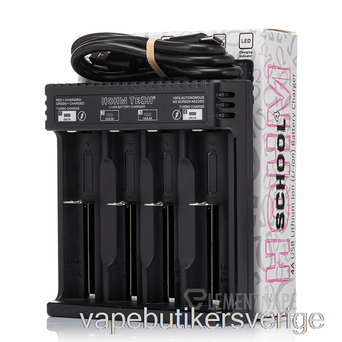 Vape Sverige Hohm Tech School 4 4a Usb-c Laddare