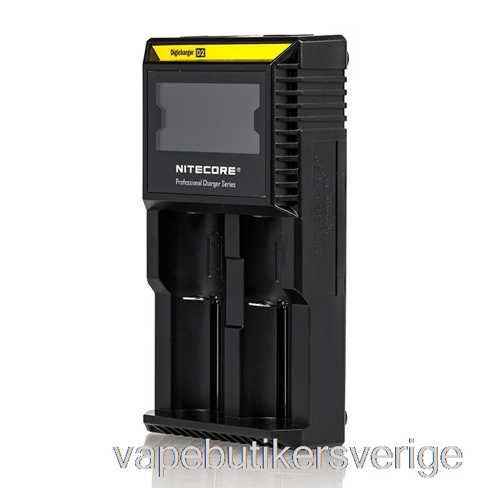 Vape Sverige Nitecore D2 Batteriladdare (2-fack)