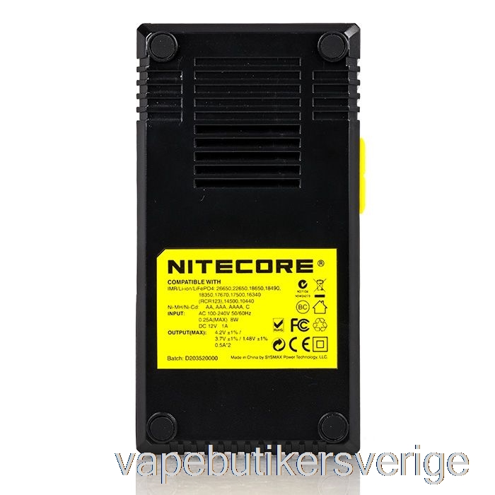 Vape Sverige Nitecore D2 Batteriladdare (2-fack)