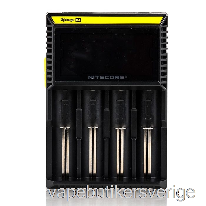 Vape Sverige Nitecore D4 Batteriladdare (4-fack)