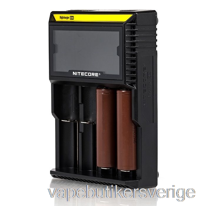Vape Sverige Nitecore D4 Batteriladdare (4-fack)