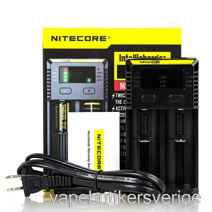 Vape Sverige Nitecore I2 Batteriladdare (2-fack)