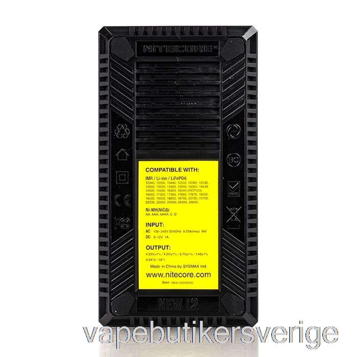 Vape Sverige Nitecore I2 Batteriladdare (2-fack)